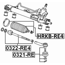 Alternative view of STEERING TIE ROD