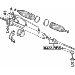 Alternative view of STEERING TIE ROD