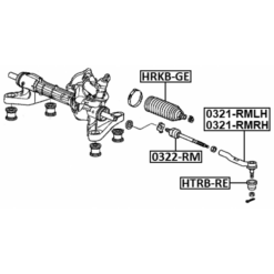 Alternative view of STEERING TIE ROD