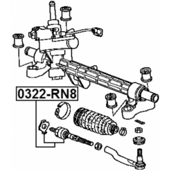 Alternative view of STEERING TIE ROD