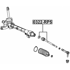 Alternative view of STEERING TIE ROD