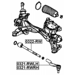 Alternative view of STEERING TIE ROD
