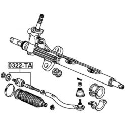 Alternative view of STEERING TIE ROD