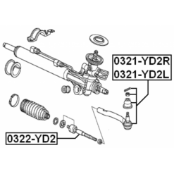 Alternative view of STEERING TIE ROD