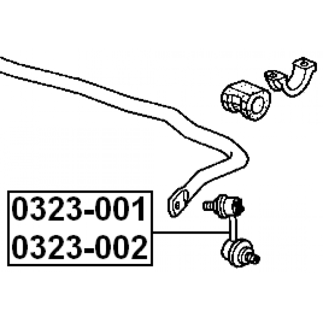 FRONT LEFT STABILIZER LINK / SWAY BAR LINK - Image 2