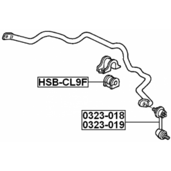 Alternative view of FRONT LEFT STABILIZER LINK / SWAY BAR LINK