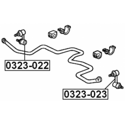 Alternative view of FRONT RIGHT STABILIZER LINK / SWAY BAR LINK
