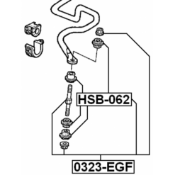 Alternative view of FRONT STABILIZER LINK / SWAY BAR LINK