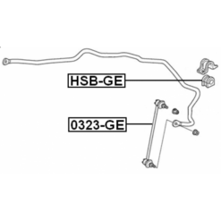 Alternative view of FRONT STABILIZER LINK / SWAY BAR LINK