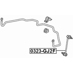 Alternative view of FRONT STABILIZER LINK / SWAY BAR LINK