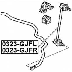 Alternative view of FRONT RIGHT STABILIZER LINK / SWAY BAR LINK
