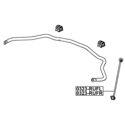 Alternative view of FRONT RIGHT STABILIZER LINK / SWAY BAR LINK