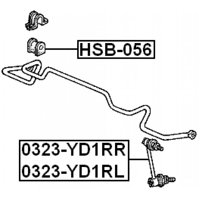 REAR RIGHT STABILIZER LINK / SWAY BAR LINK - Image 2