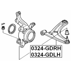 Alternative view of LEFT FRONT ARM