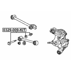 Alternative view of REPAIR KIT, CAMBER ADJUSTING ECCENTRIC BOLT
