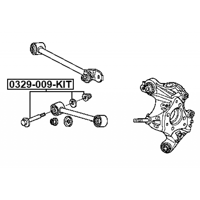 REPAIR KIT, CAMBER ADJUSTING ECCENTRIC BOLT - Image 2