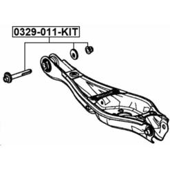 Alternative view of REPAIR KIT, CAMBER ADJUSTING ECCENTRIC BOLT