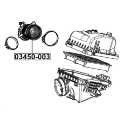 Alternative view of AIR CLEANER HOSE