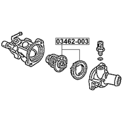 Alternative view of THERMOSTAT 78°C