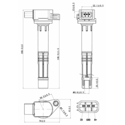 Alternative view of IGNITION COIL