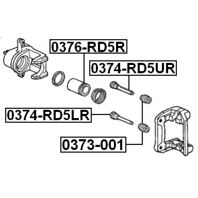 REAR CALIPER SLIDE PIN - Image 2