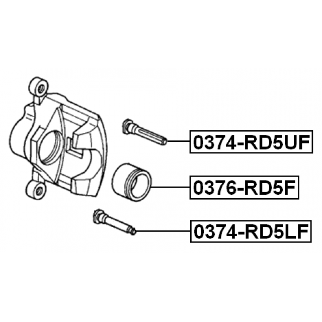 FRONT CALIPER SLIDE PIN - Image 2