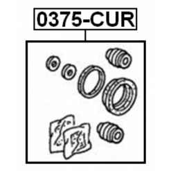 Alternative view of REAR BRAKE CALIPER REPAIR KIT (SET FOR ONE SIDE)