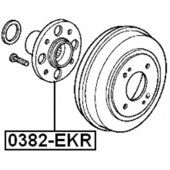 Alternative view of REAR WHEEL HUB