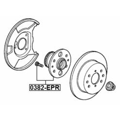 Alternative view of REAR WHEEL HUB