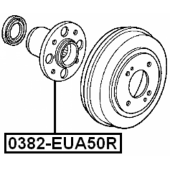 Alternative view of REAR WHEEL HUB