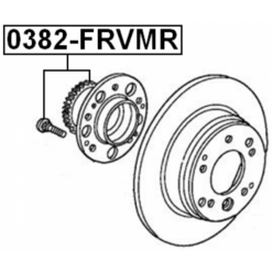 Alternative view of REAR WHEEL HUB