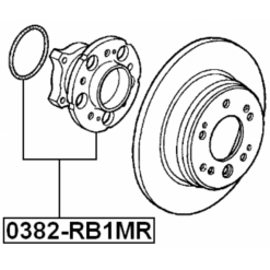Alternative view of REAR WHEEL HUB