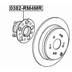 Alternative view of REAR WHEEL HUB