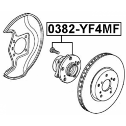 Alternative view of FRONT WHEEL HUB