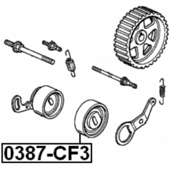 Alternative view of TENSION PULLEY