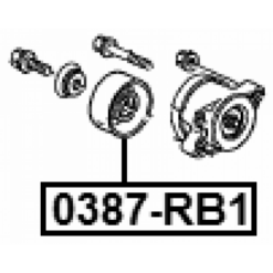 Alternative view of TENSION PULLEY