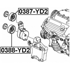 Alternative view of PULLEY IDLER
