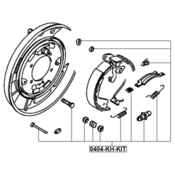 Alternative view of BRAKE SHOE FITTING KIT
