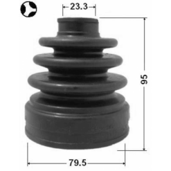 Alternative view of BOOT INNER CV JOINT KIT 79.5X95X23.3