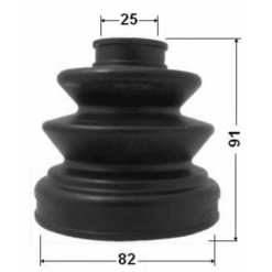 Alternative view of BOOT INNER CV JOINT KIT 82X91X25