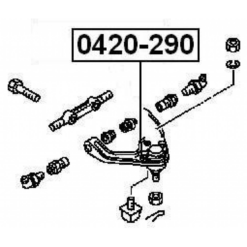 Alternative view of BALL JOINT FRONT UPPER ARM