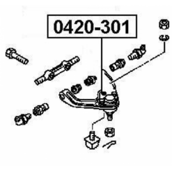 Alternative view of BALL JOINT FRONT UPPER ARM