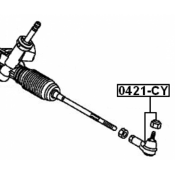 Alternative view of STEERING TIE ROD END