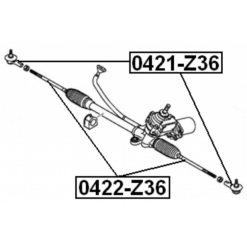 Alternative view of STEERING TIE ROD END
