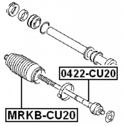 Alternative view of STEERING TIE ROD
