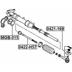 Alternative view of STEERING TIE ROD