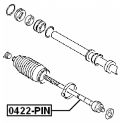 Alternative view of STEERING TIE ROD