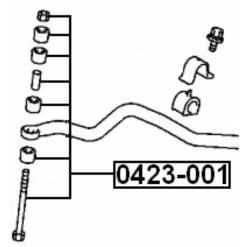 Alternative view of FRONT STABILIZER LINK / SWAY BAR LINK