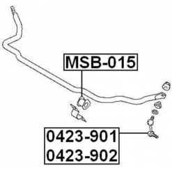 Alternative view of FRONT RIGHT STABILIZER LINK / SWAY BAR LINK