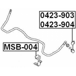 Alternative view of REAR LEFT STABILIZER LINK / SWAY BAR LINK